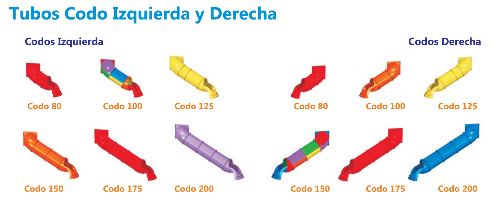 Serie tubos codo